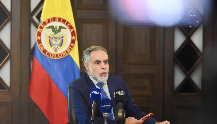 Armando Benedetti, ministro del Interior.