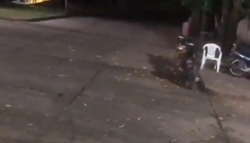 Inmediaciones del ataque armado.