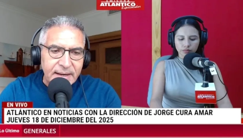 Transmisión de Atlántico en Noticias.