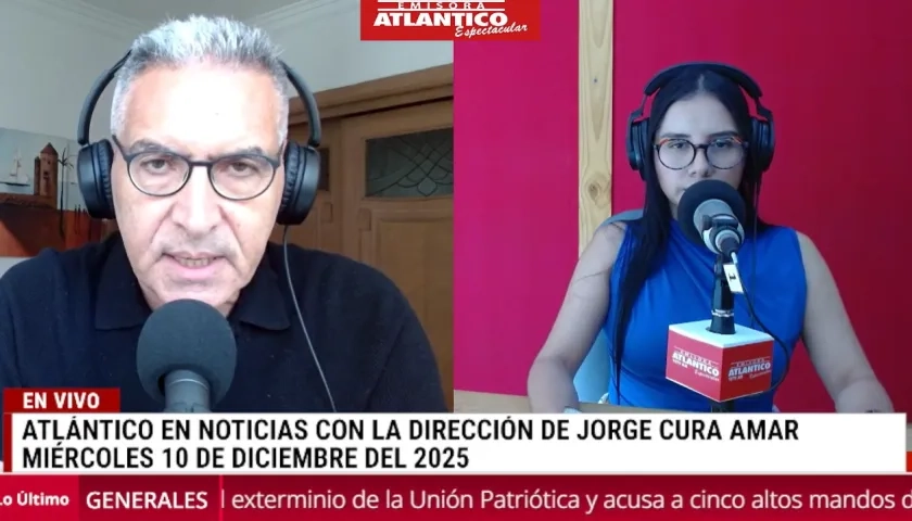 Transmisión de Atlántico en Noticias.