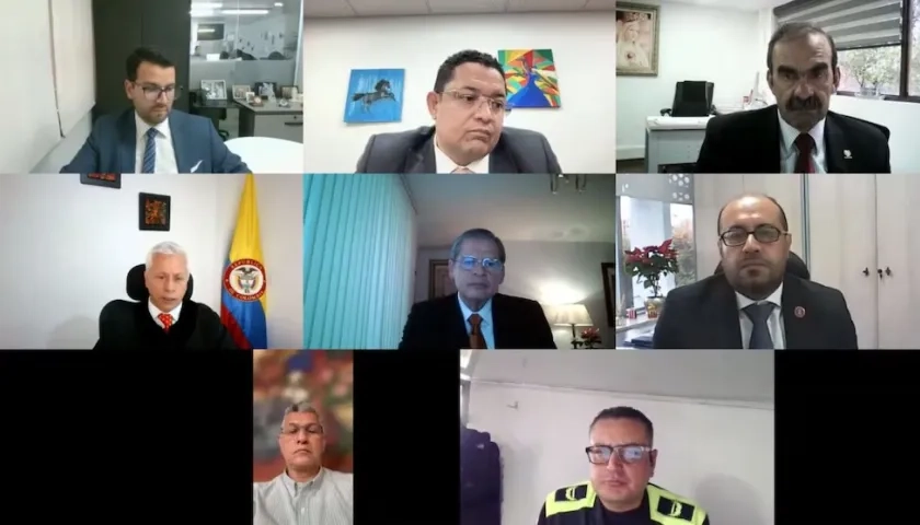 Audiencia contra el general (r) Rodolfo Palomino.