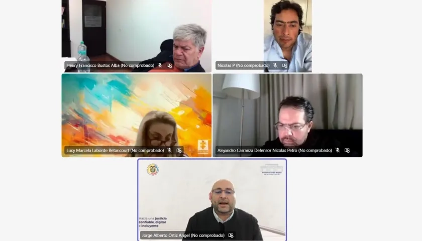 Audiencia de Nicolás Petro