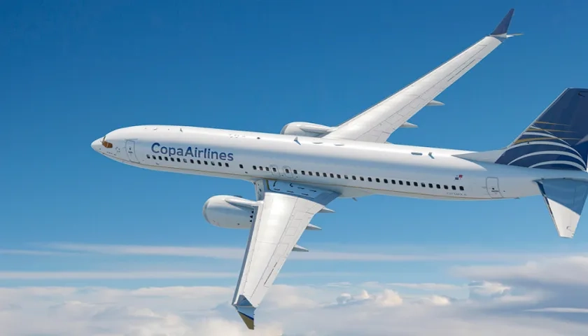 Avión de Copa Airlines. 