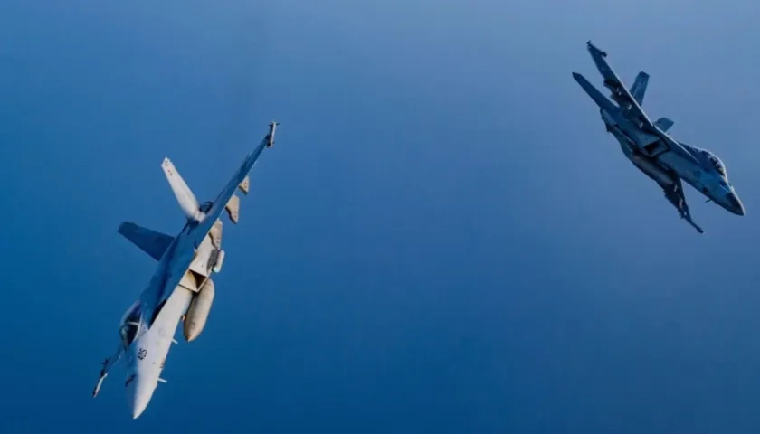 Aviones de combates de la Marina de los Estados Unidos. 