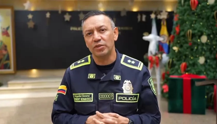 El brigadier general de la Policía, Herbert Benavidez.