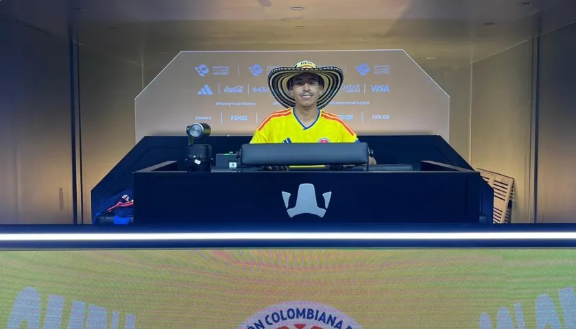 Camilo Andés Gómez, representante de Colombia en el Mundial de eFootball.