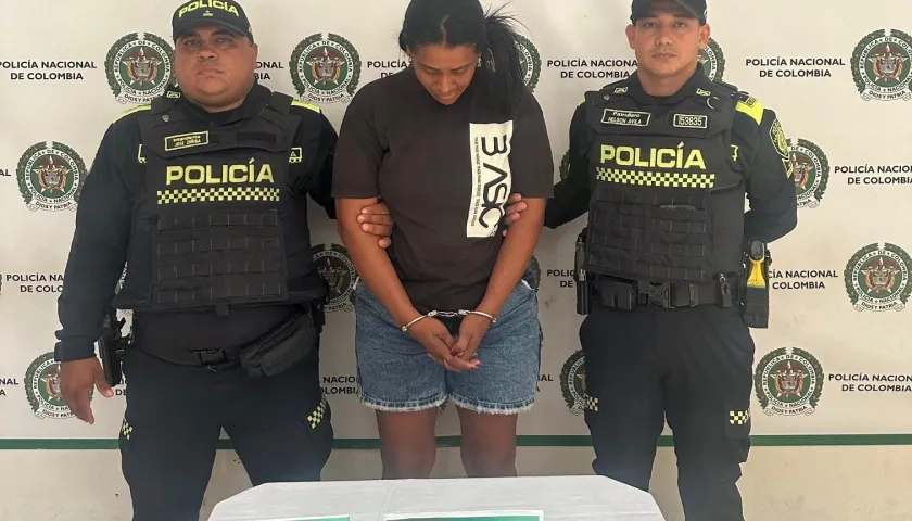 La mujer quedó a disposición de la Fiscalía. 