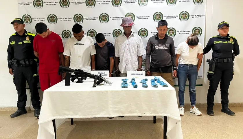 Las capturadas fueron realizadas en diligencias de allanamiento en varios puntos del Atlántico. 