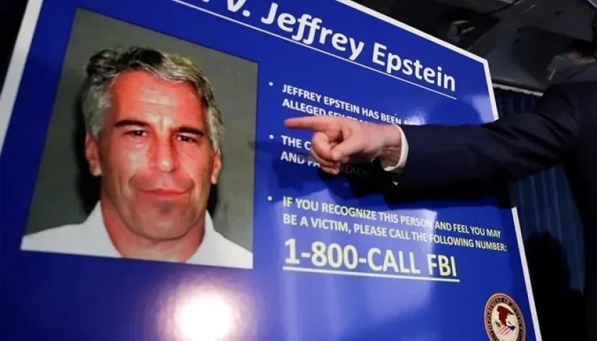 El pederasta Jeffrey Epstein.