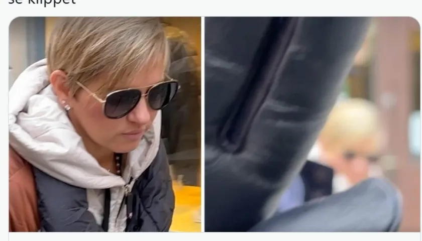 Captura de pantalla de la última publicación de Expressen sobre Verónica Alcocer.