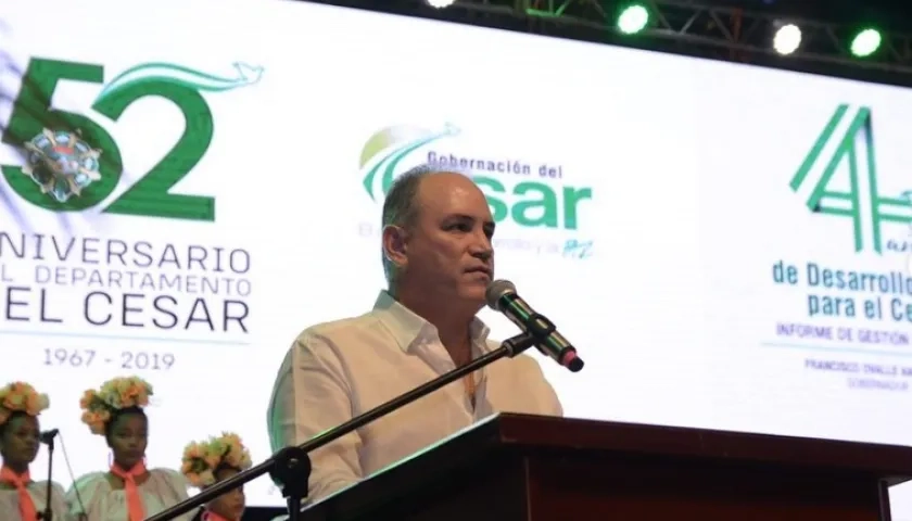 Exgobernador del Cesar, Francisco Ovalle Angarita.