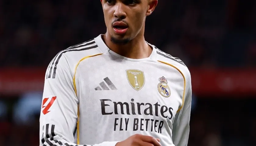 Alexander Arnold, lateral derecho del Real Madrid.