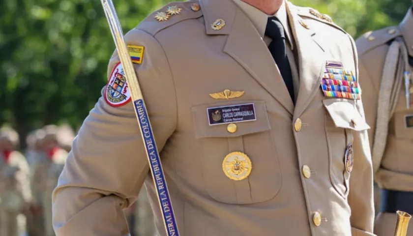 El brigadier general Carlos Enrique Carrasquilla.