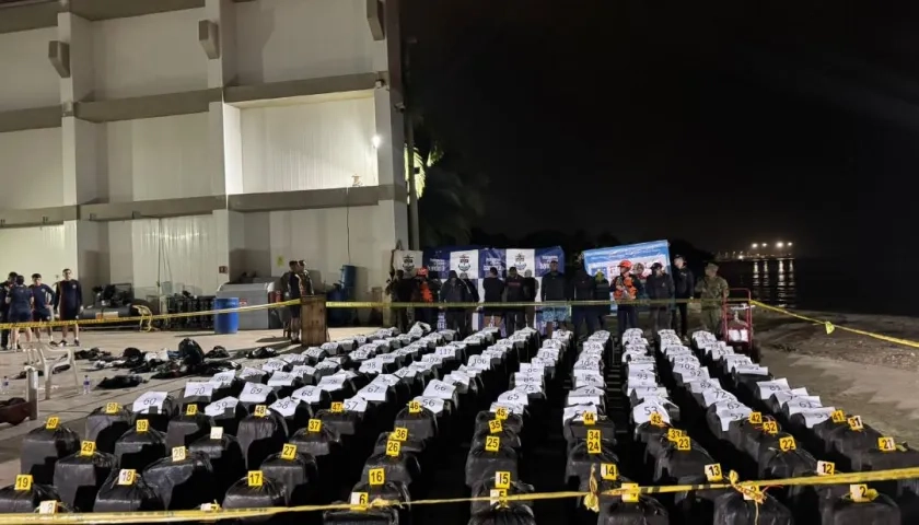 Incautación de droga en el Golfo de Morrosquillo