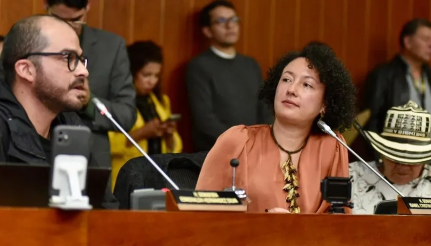 Congresista Isabel Zuleta. 