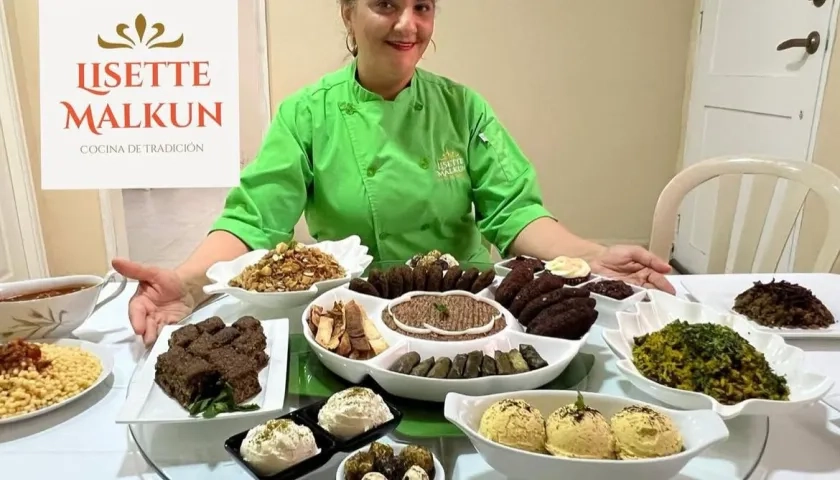 La chef barranquillera Lisette Malkun Zarur.