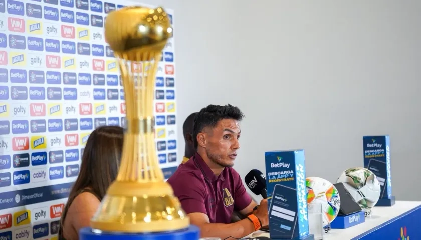 Lucas González, técnico del Junior. 