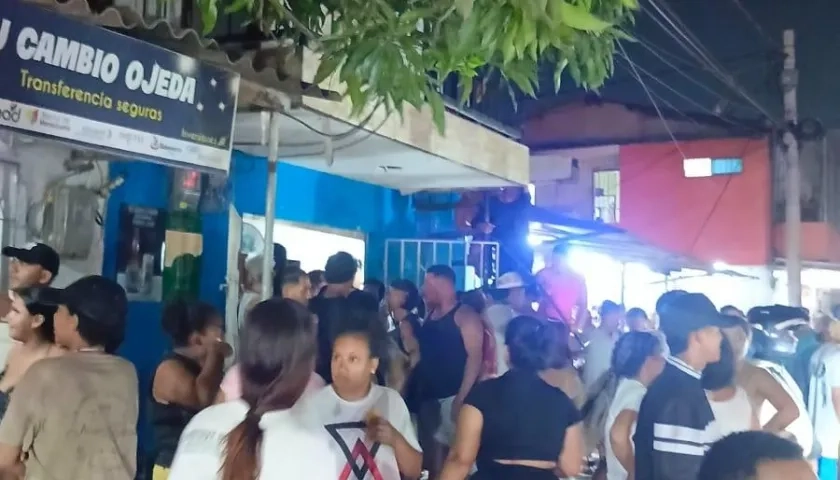 Lugar del doble asesinato.