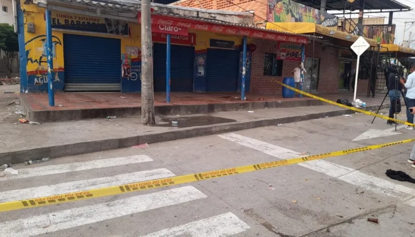 Lugar donde sucedió la masacre.