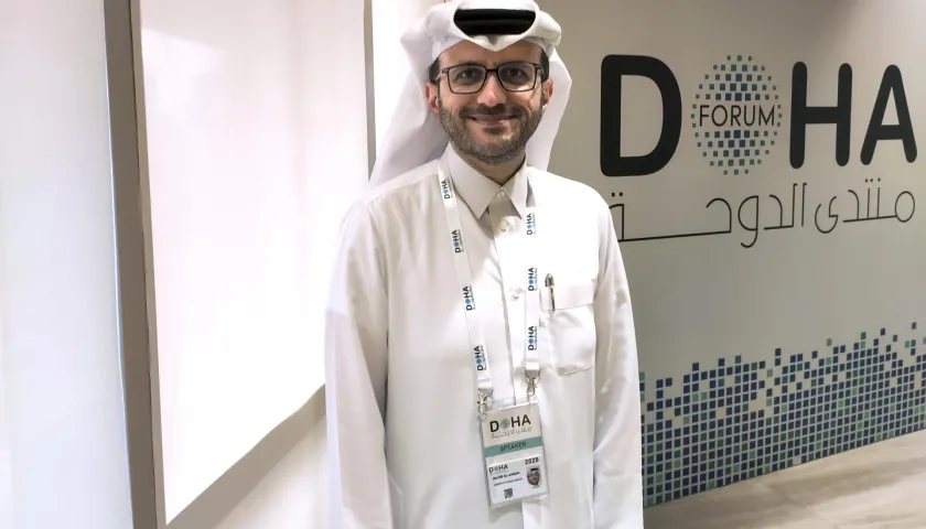 El portavoz del Ministerio de Exteriores de Catar, Majed al Ansari