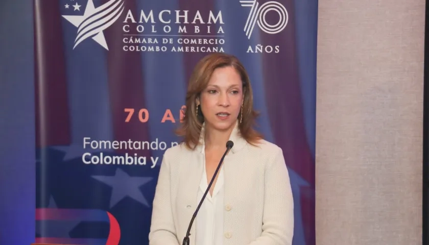 María Claudia Lacouture, presidente ejecutiva de la Cámara Colombo Americana.