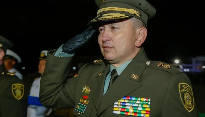 El recién ascendido Brigadier General Miguel Andrés Camelo Sánchez. 