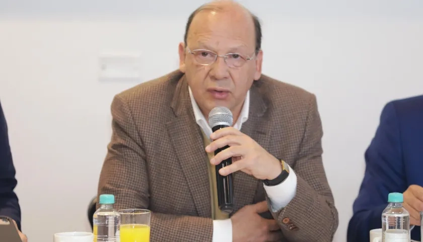 El Ministro de Hacienda, Germán Ávila.