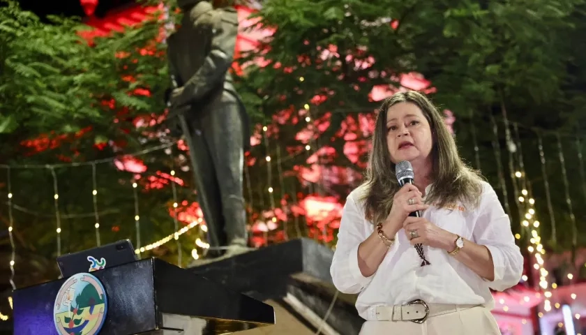 María Fernanda Rojas, ministra de Transporte. 