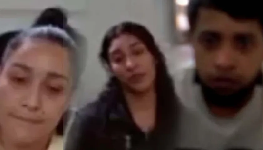 Paola Acevedo, Evelin Gómez y Juan David Ceballos