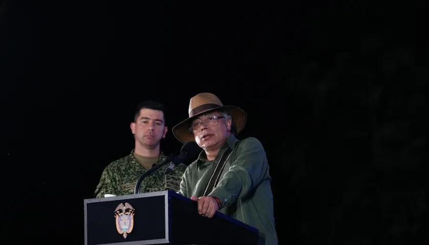 El Presidente Gustavo Petro.