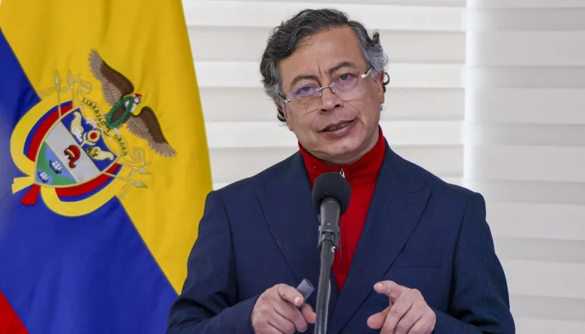 El Presidente Gustavo Petro.