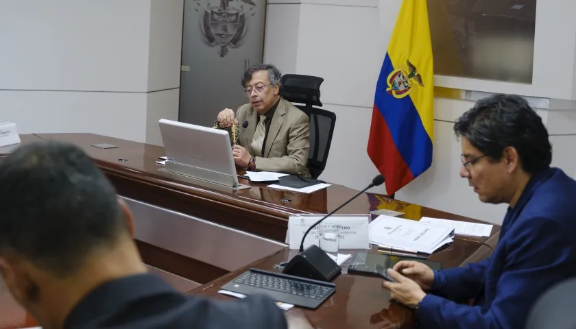 El Presidente Gustavo Petro.