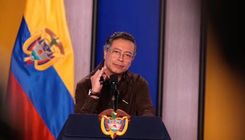 Gustavo Petro, presidente de Colombia. 