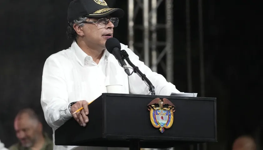 El Presidente Gustavo Petro.