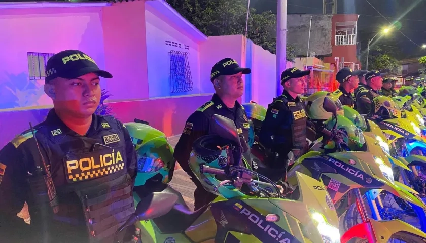 1.300 policías disponibles para el partido Tolima Vs Junior. 