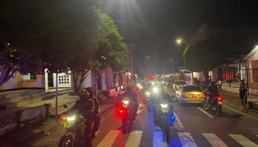 Policía impuso comparendos