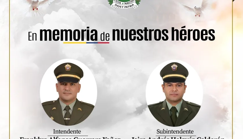 Los policías asesinados.