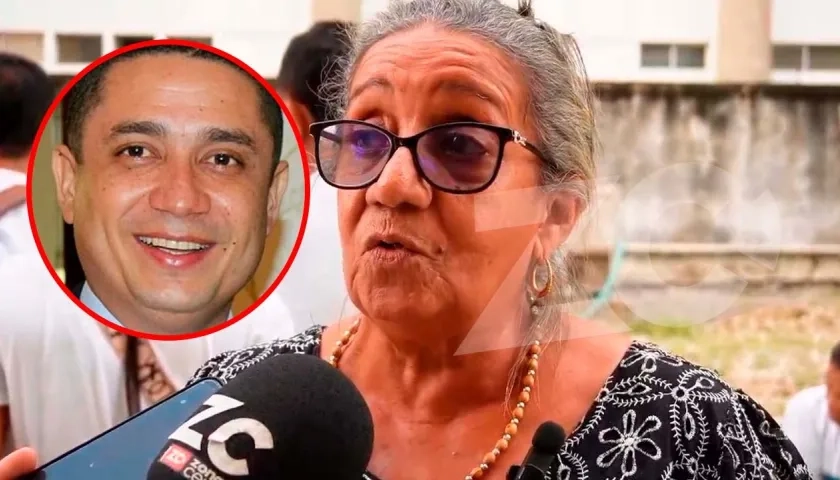 Rebeca Viloria, mamá de Eduardo Pinto Viloria. 