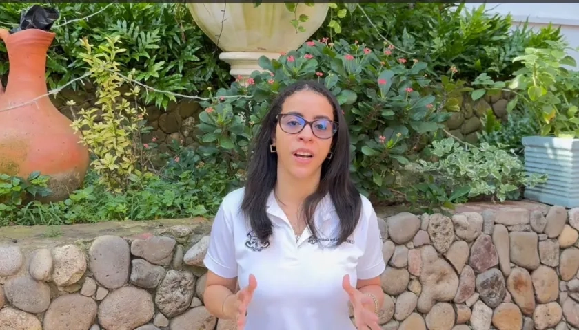 La Secretaria de Salud de Barranquilla, Stephanie Araujo Blanco.