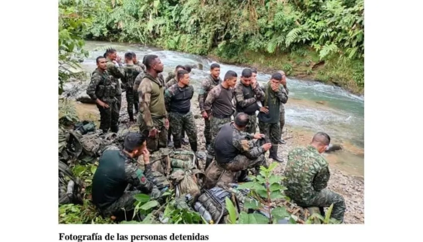 Soldados capturados.