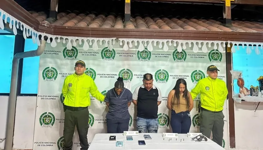 Tres de los capturados