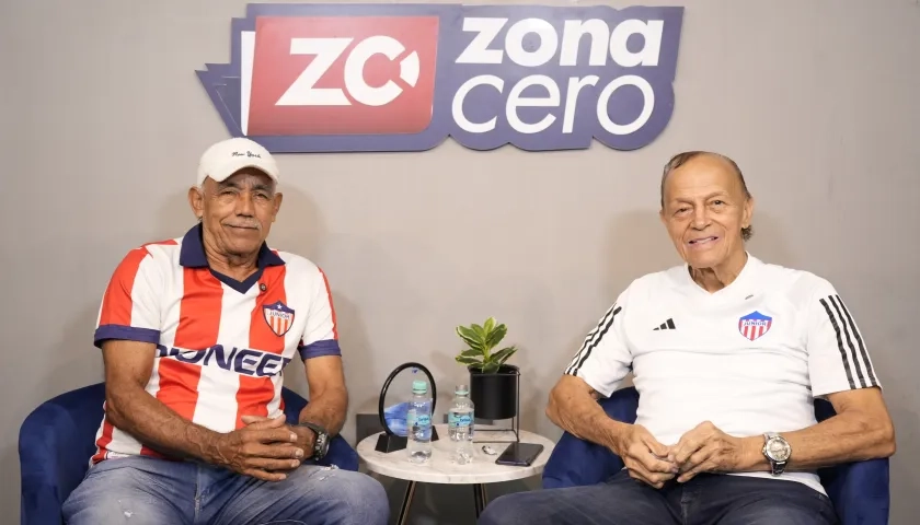 Carlos Molinares y Gabriel Berdugo, integrantes del Junior campeón en 1980.