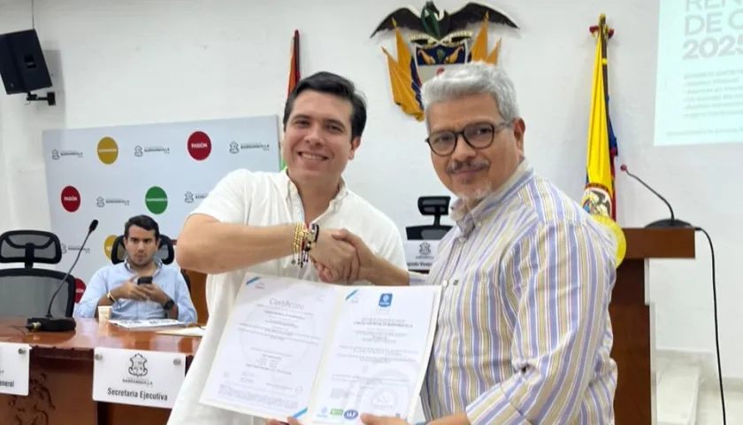 Andrés Felipe Ortiz, presidente del Concejo de Barranquilla