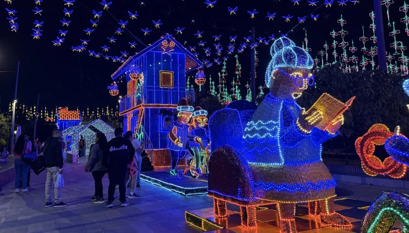 Alumbrado de Navidad en Medellín.