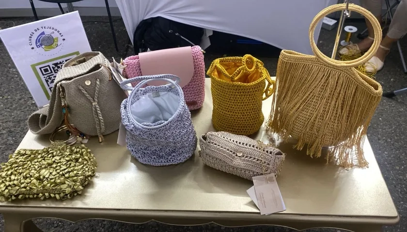 Productos que ofrecerán las artesanas. 