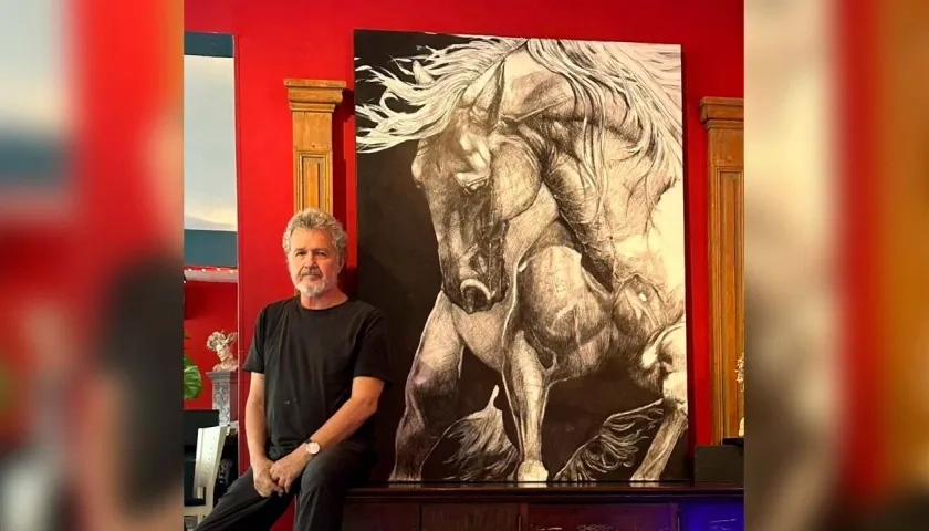 El maestro Joaquín Botero. 