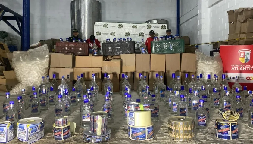 Fábrica clandestina de licor adulterado