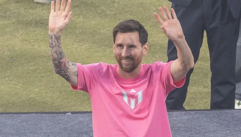 El argentino Lionel Messi, jugador del Inter Miami. 
