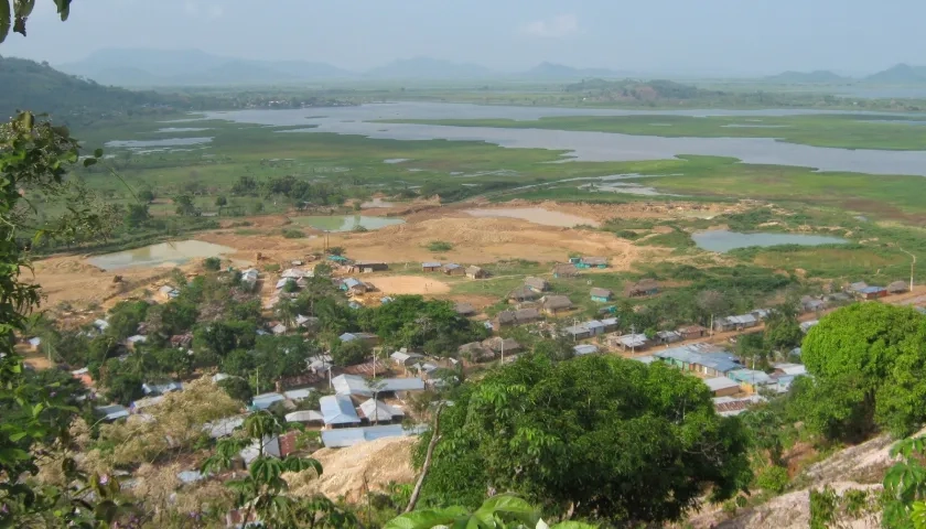 Minas de Santa Cruz, sur de Bolívar.