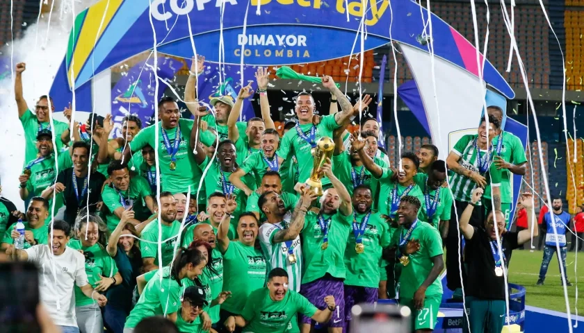 Atlético Nacional se coronó el miércoles campeón de la Copa Colombia.